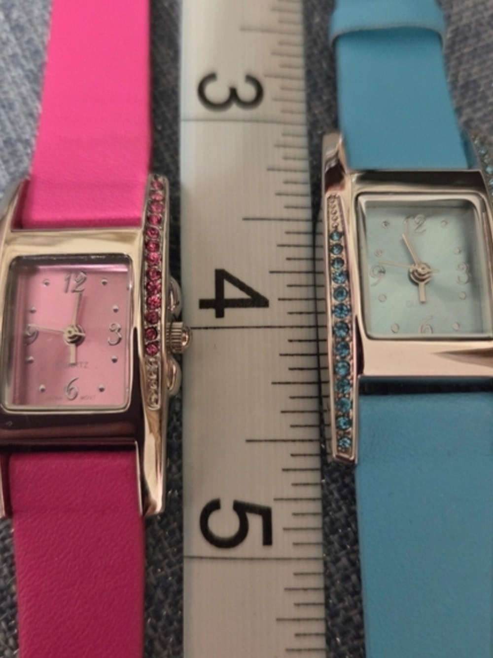 🍁 Avon Women's Pink and Blue Watches